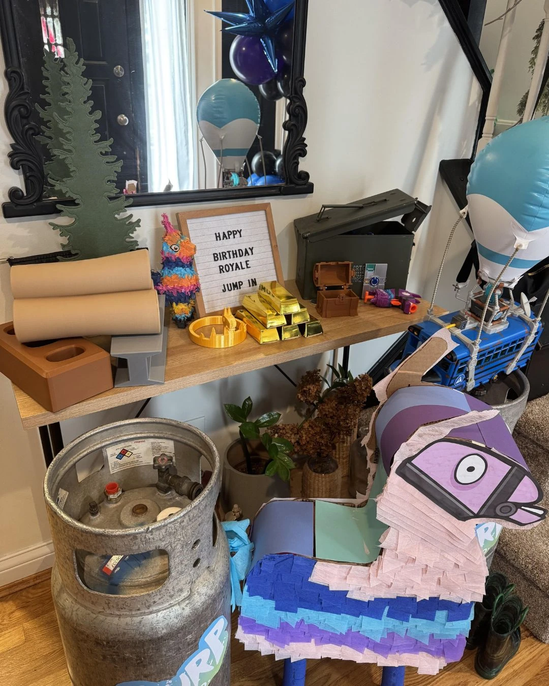 Multi-Texture Prop Display fortnite birthday party ideas