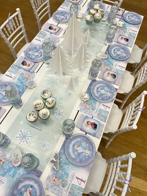 Arendelle Castle Scene frozen birthday party ideas