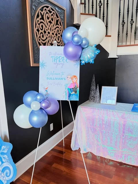 Punny Character Welcome Sign frozen birthday party ideas
