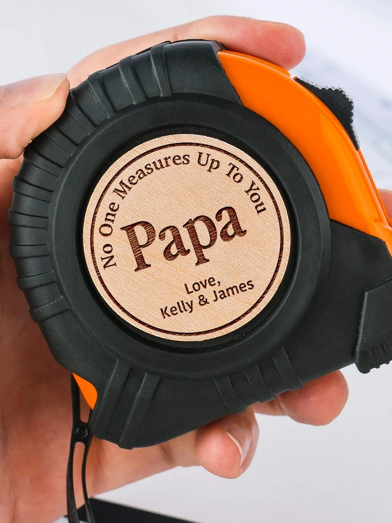 Personalized Workshop Tape Measure grandpa fathers day gifts from kids
