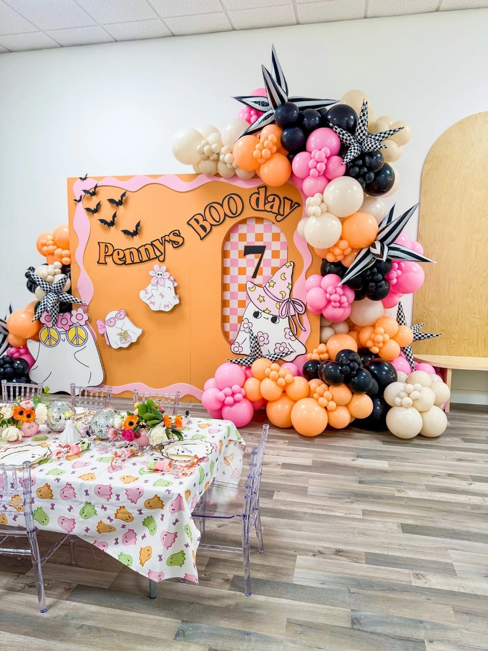 Groovy Ghost Birthday Mashup halloween birthday party for kids