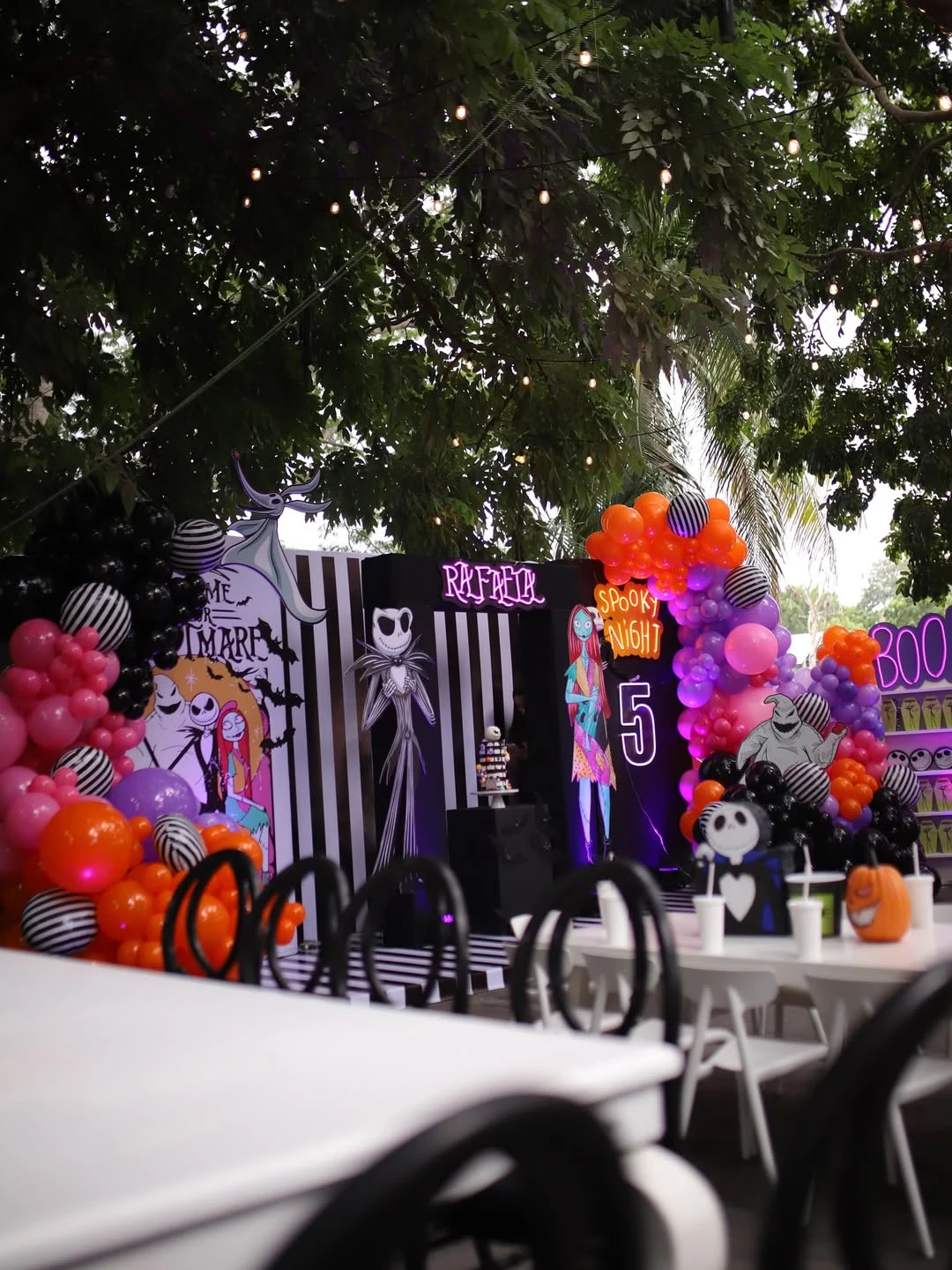 Nightmare Character Birthday Theme halloween birthday party for kids