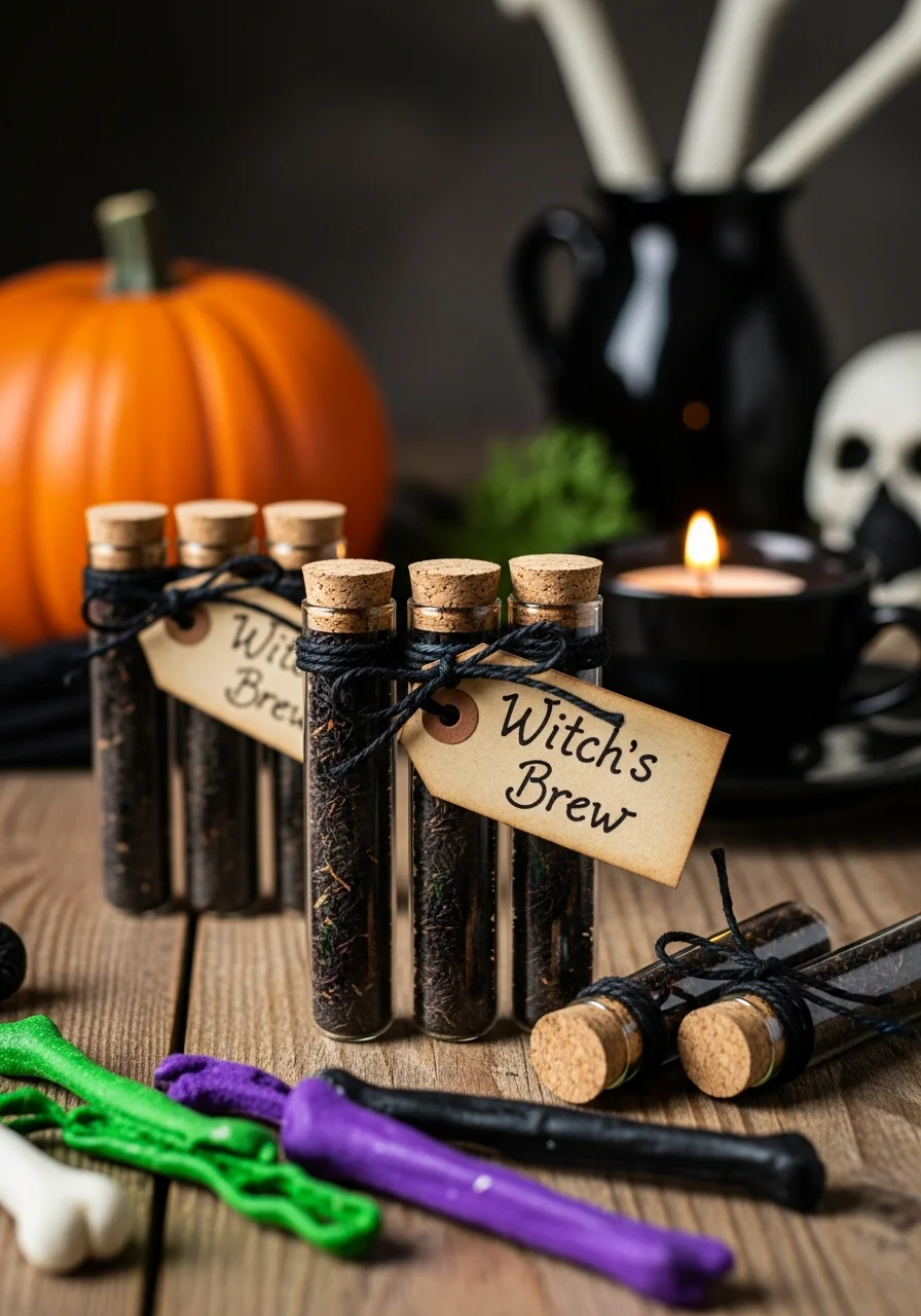 Witch's Brew Tea Favors halloween house party