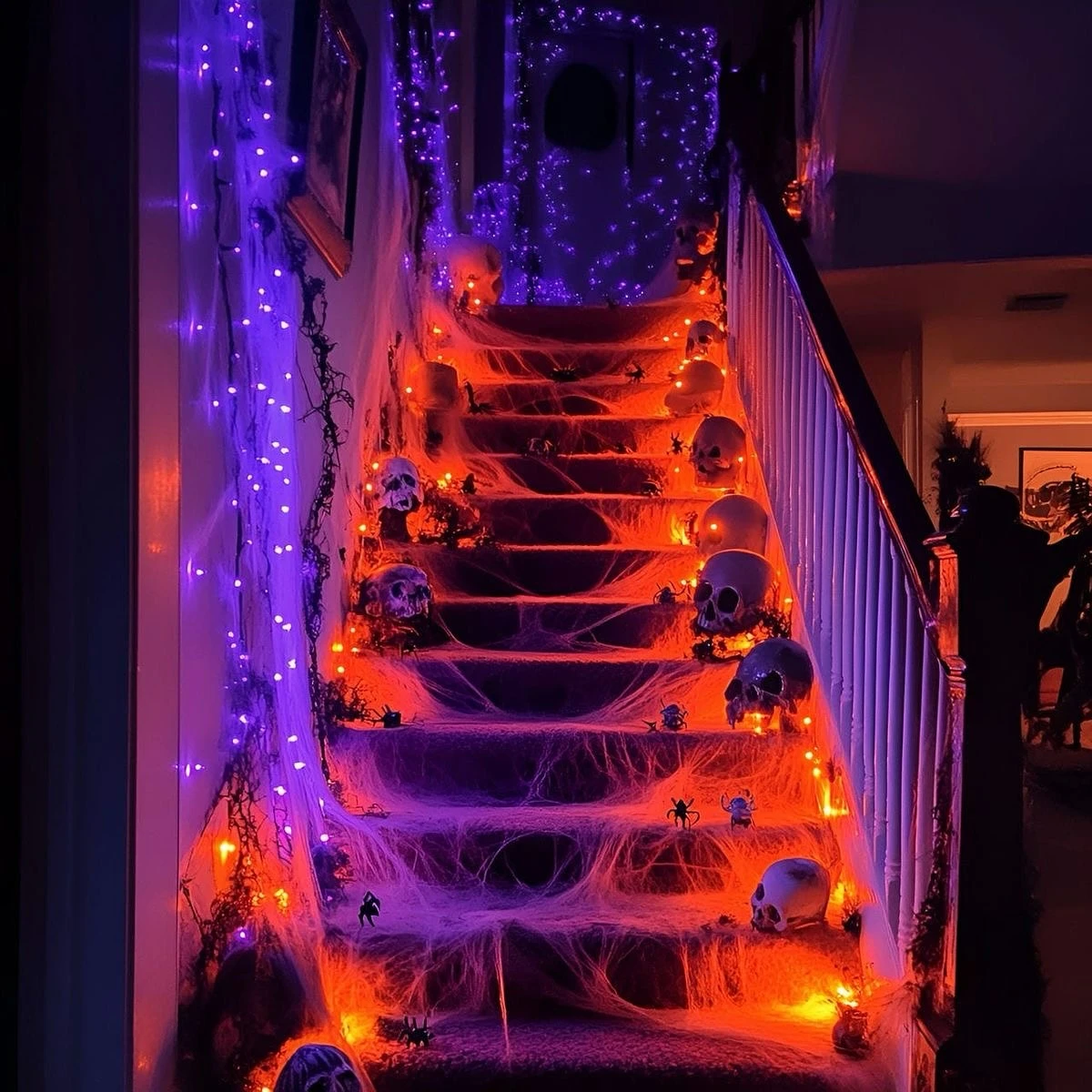 Glowing Haunted Staircase halloween house party