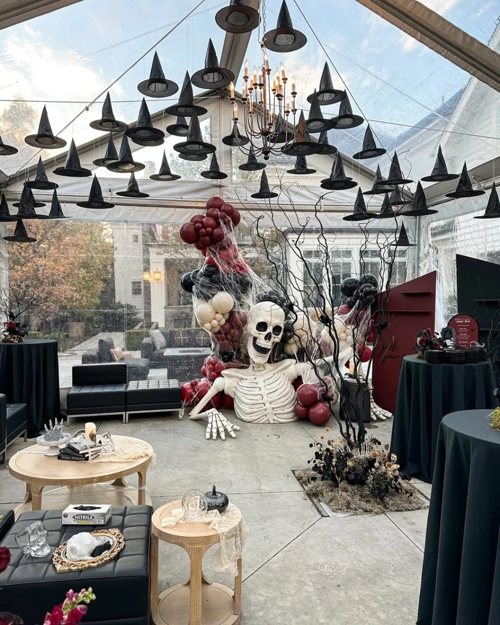 Suspended Hat Ceiling Decor halloween house party