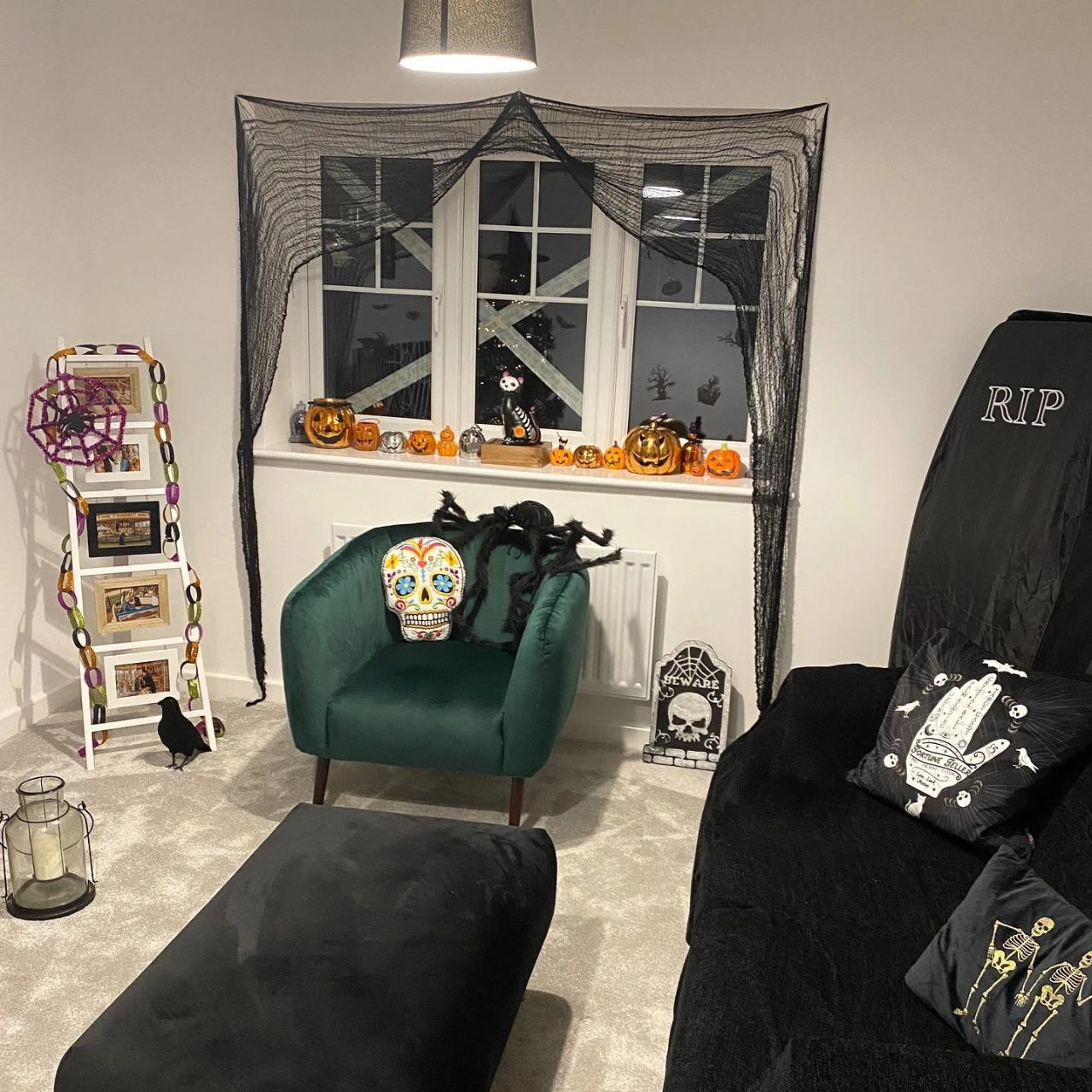 Layered Spooky Lounge Textures halloween house party