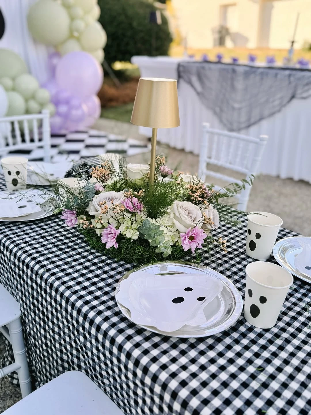 Custom Ghost Tableware halloween house party