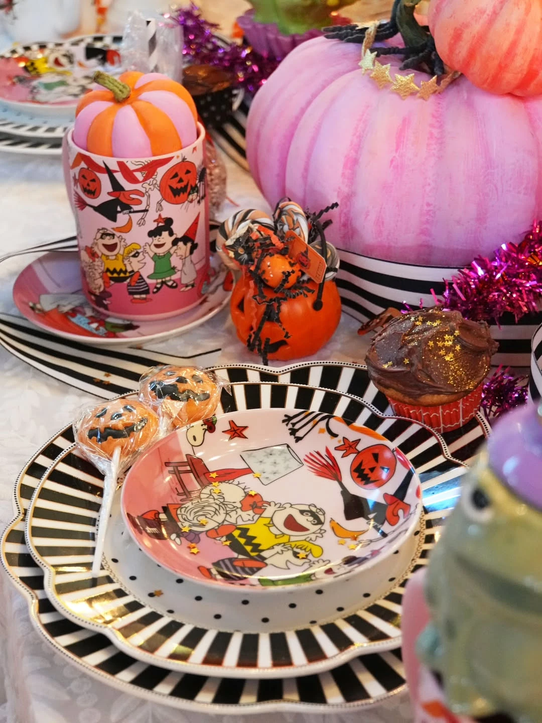 Whimsical Maximalist Tablescapes halloween house party
