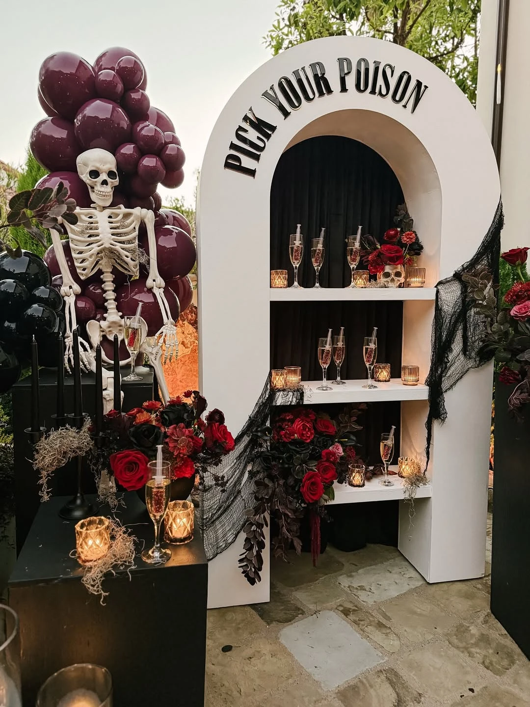 Pick Your Poison Bar halloween house party