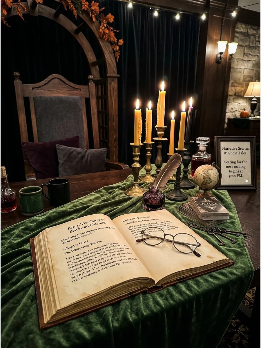 An old book used for reading folklore and legends.