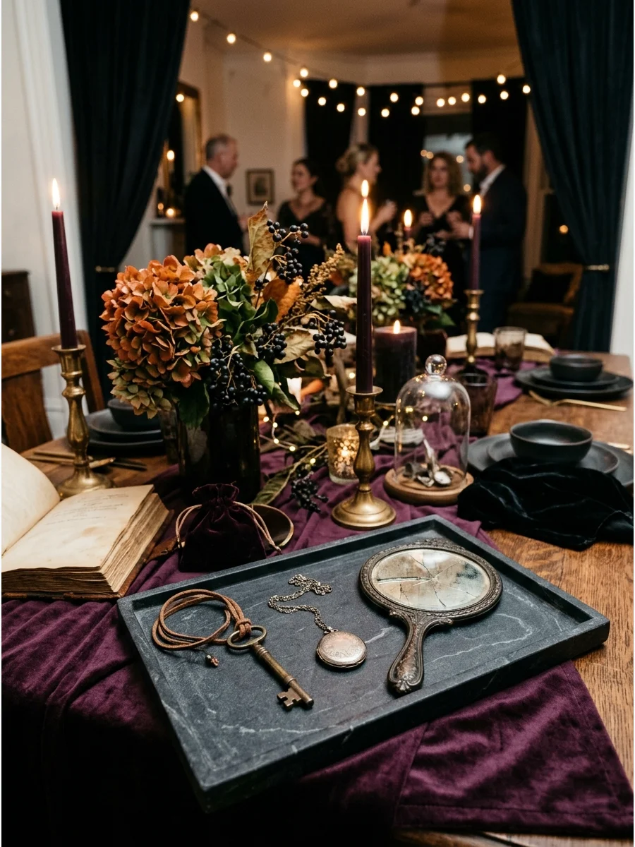 A collection of vintage objects for storytelling prompts.
