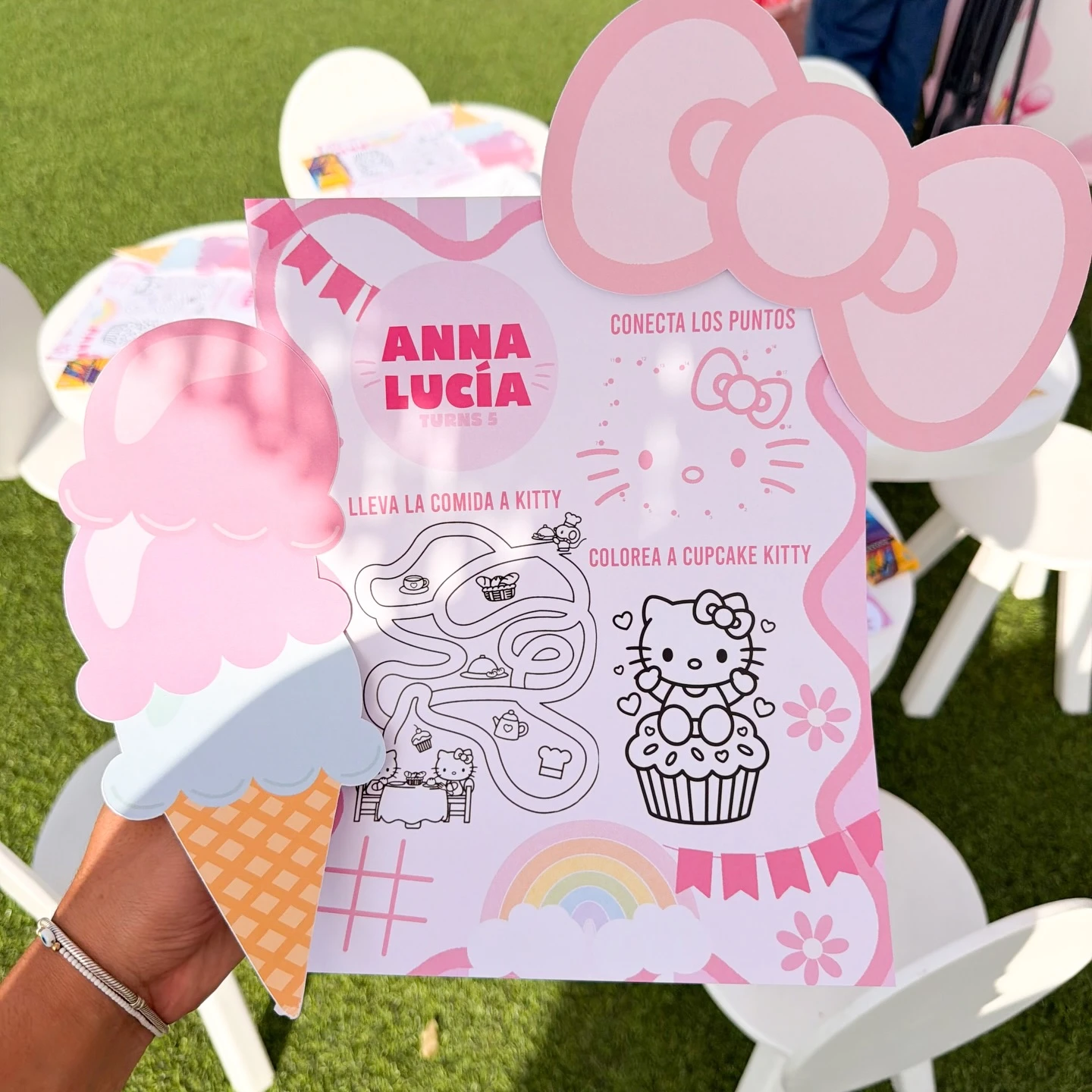 Interactive Activity Sheets hello kitty birthday party ideas