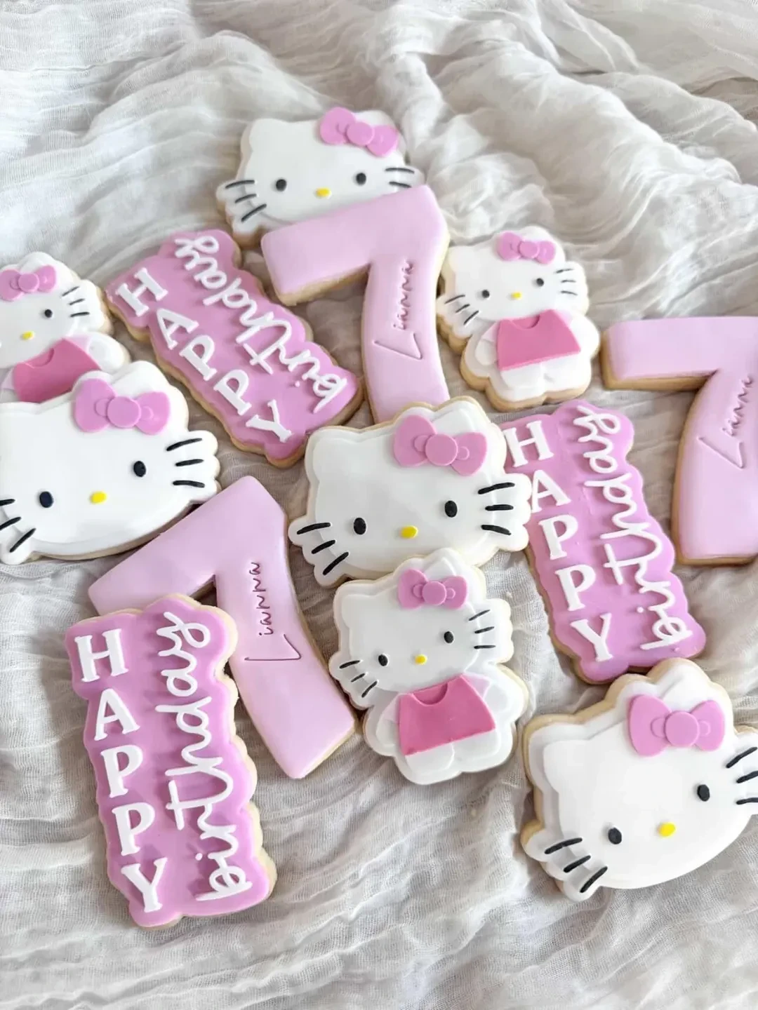Character Sugar Cookies hello kitty birthday party ideas
