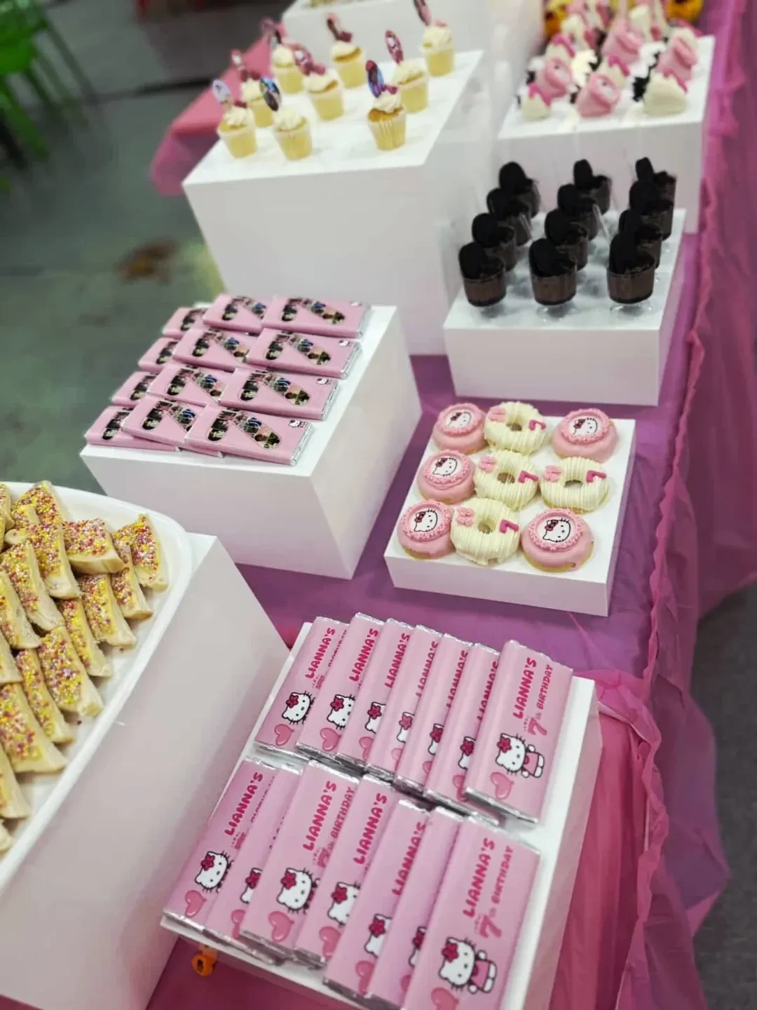 Heightened Treat Display hello kitty birthday party ideas