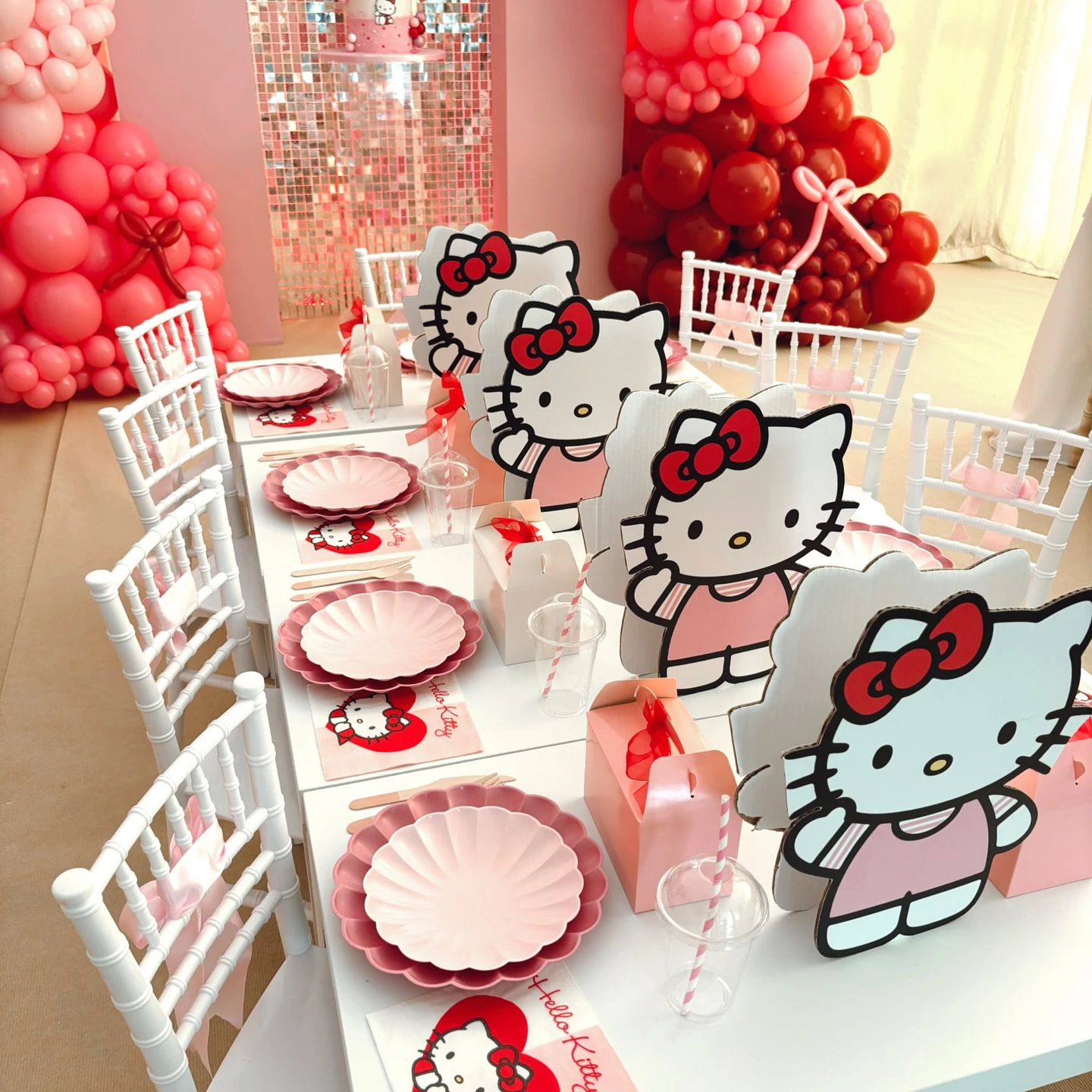 Themed Celebration Layout hello kitty birthday party ideas