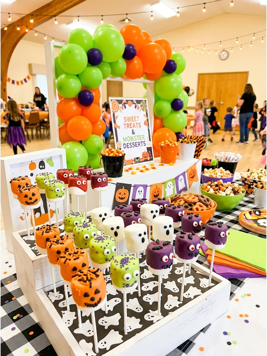 Marshmallows on sticks dipped in colorful candy coating.