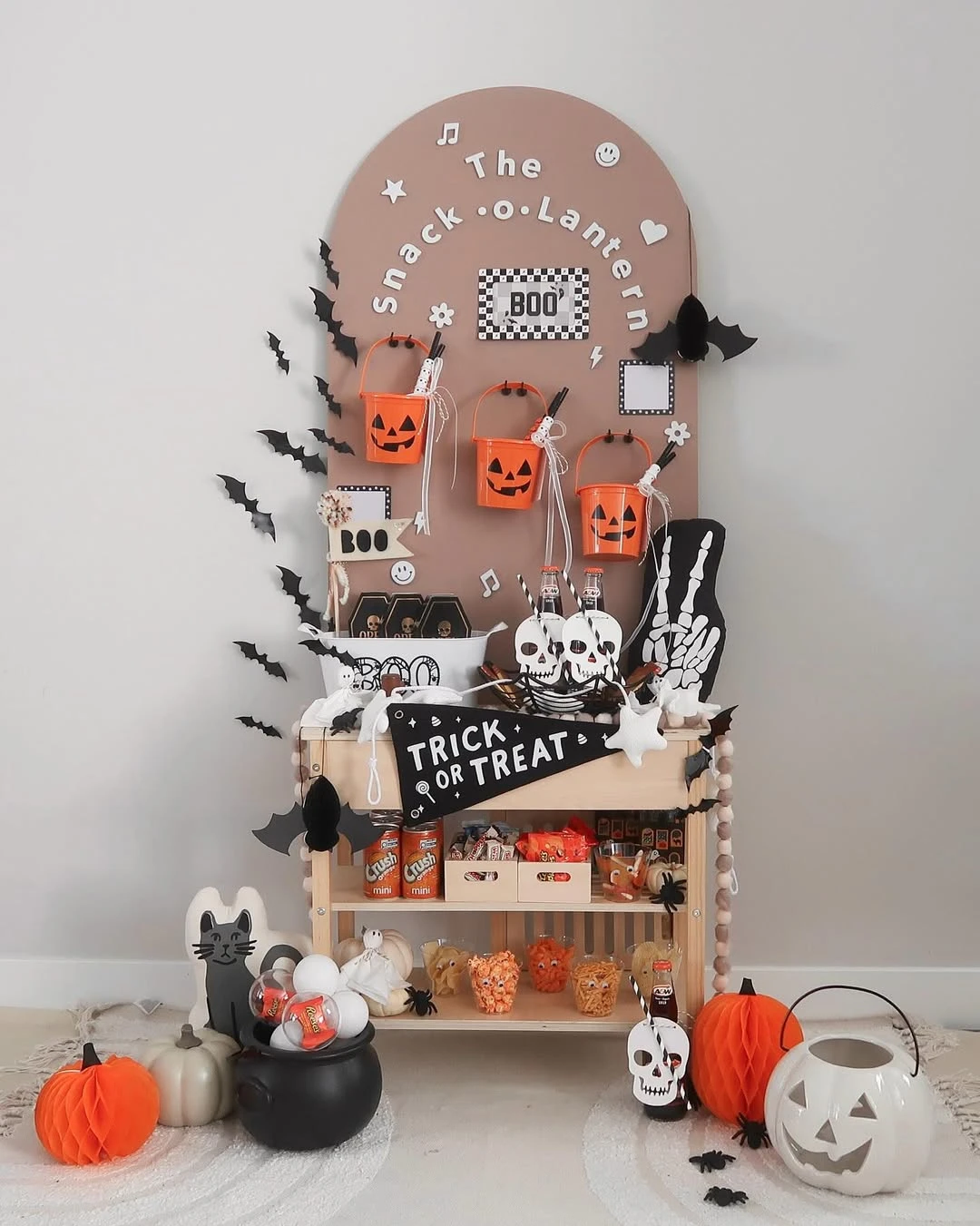 Vertical Snack Hub kids halloween party