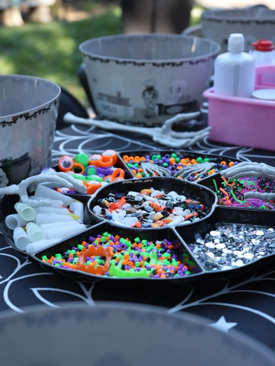 Spooky Slime Craft Station kids halloween party