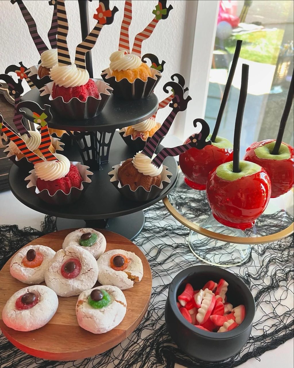 Playful Witch and Monster Treats kids halloween party