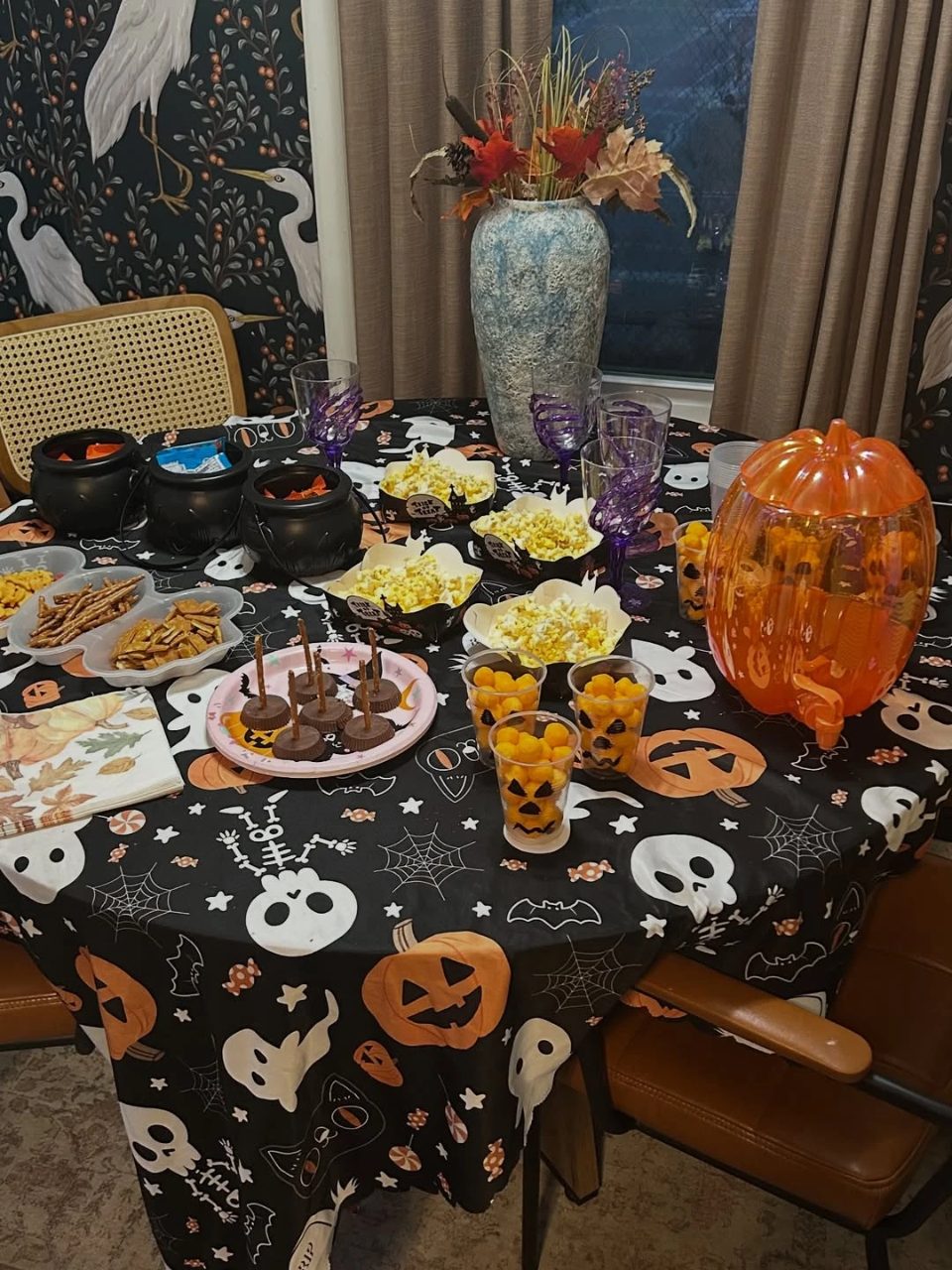 Playful Pumpkin Snack Station kids halloween party