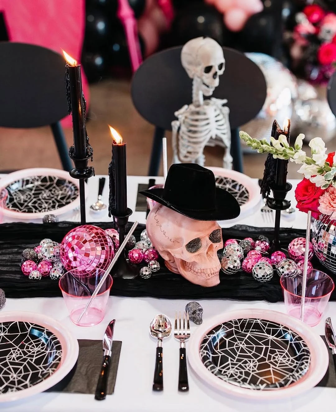Spiderweb Place Settings kids halloween party