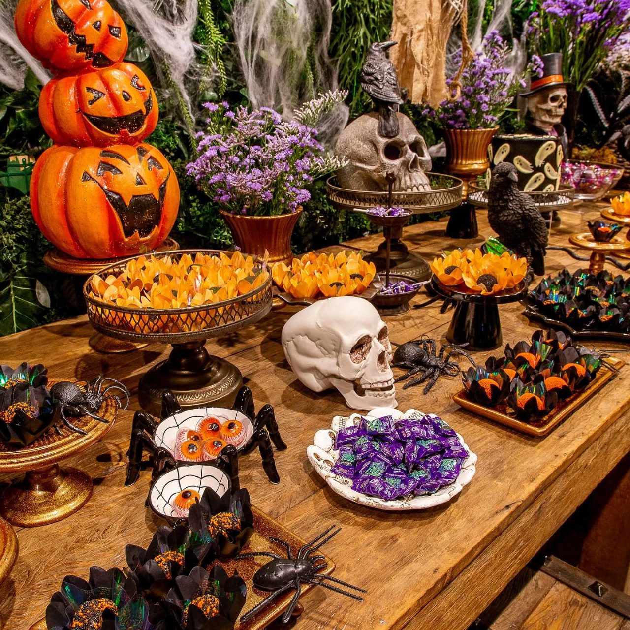 Vibrant Dessert Buffet kids halloween party