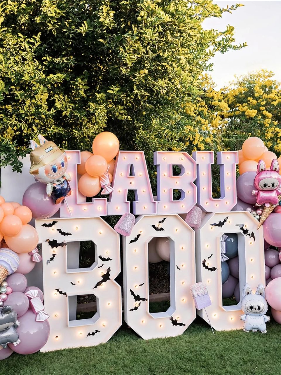Marquee Letter Focal Point kids halloween party