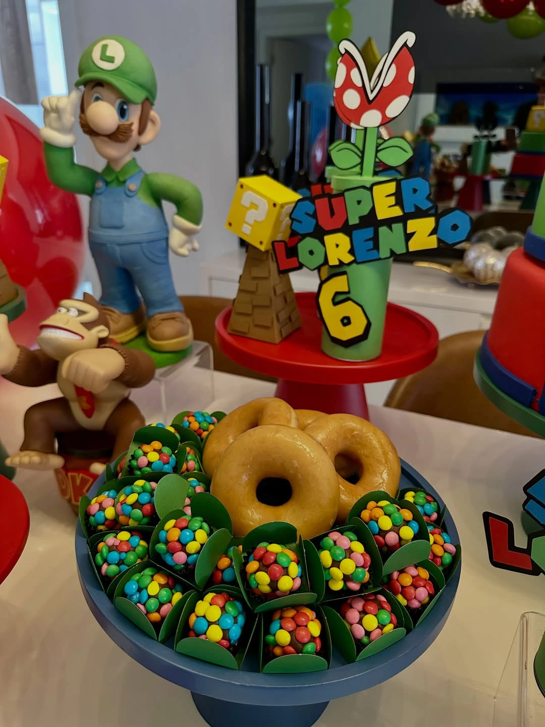 Sweet Power-Up Platter mario birthday party ideas