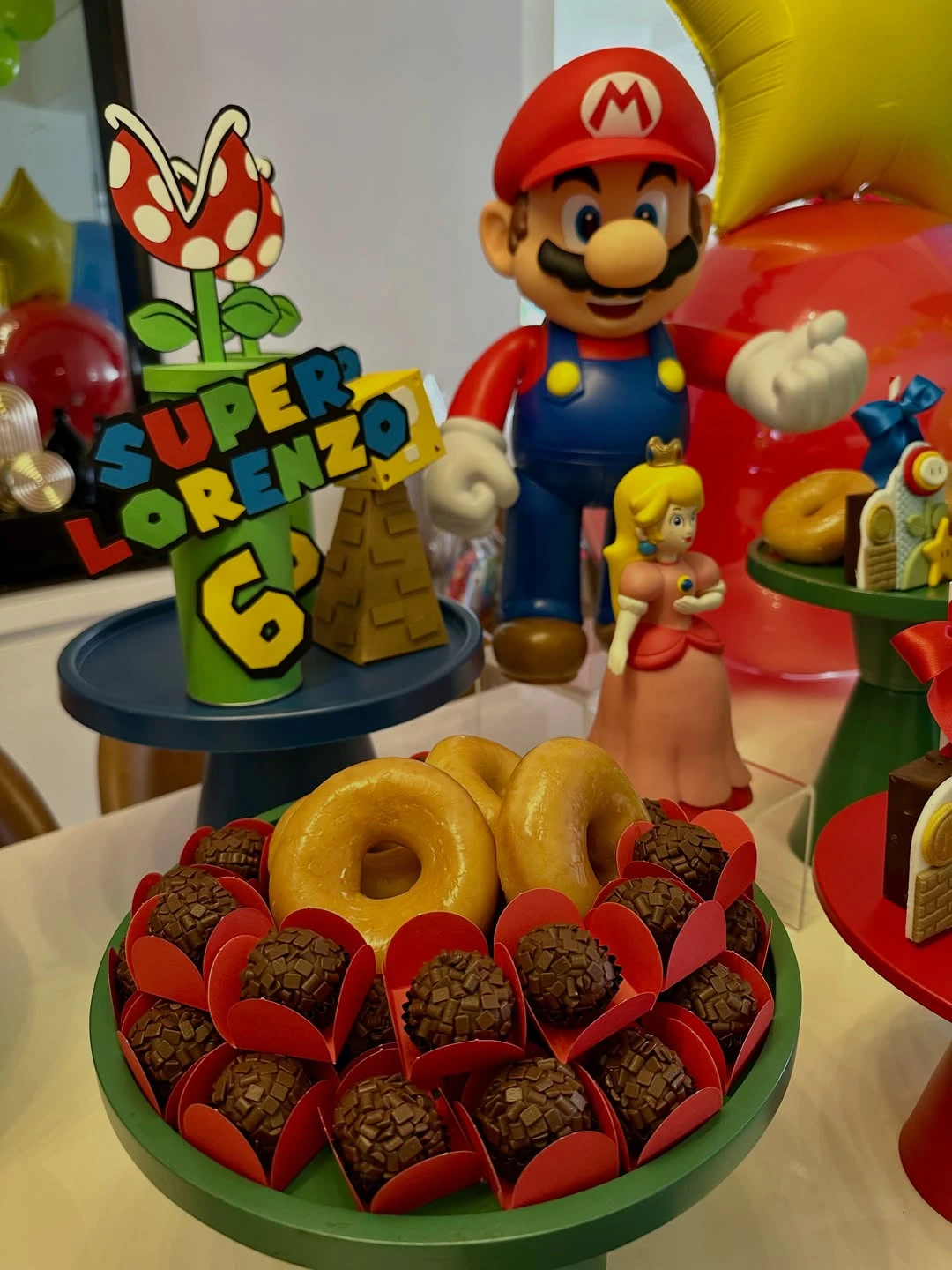 Sweet Power-Up Platter mario birthday party ideas