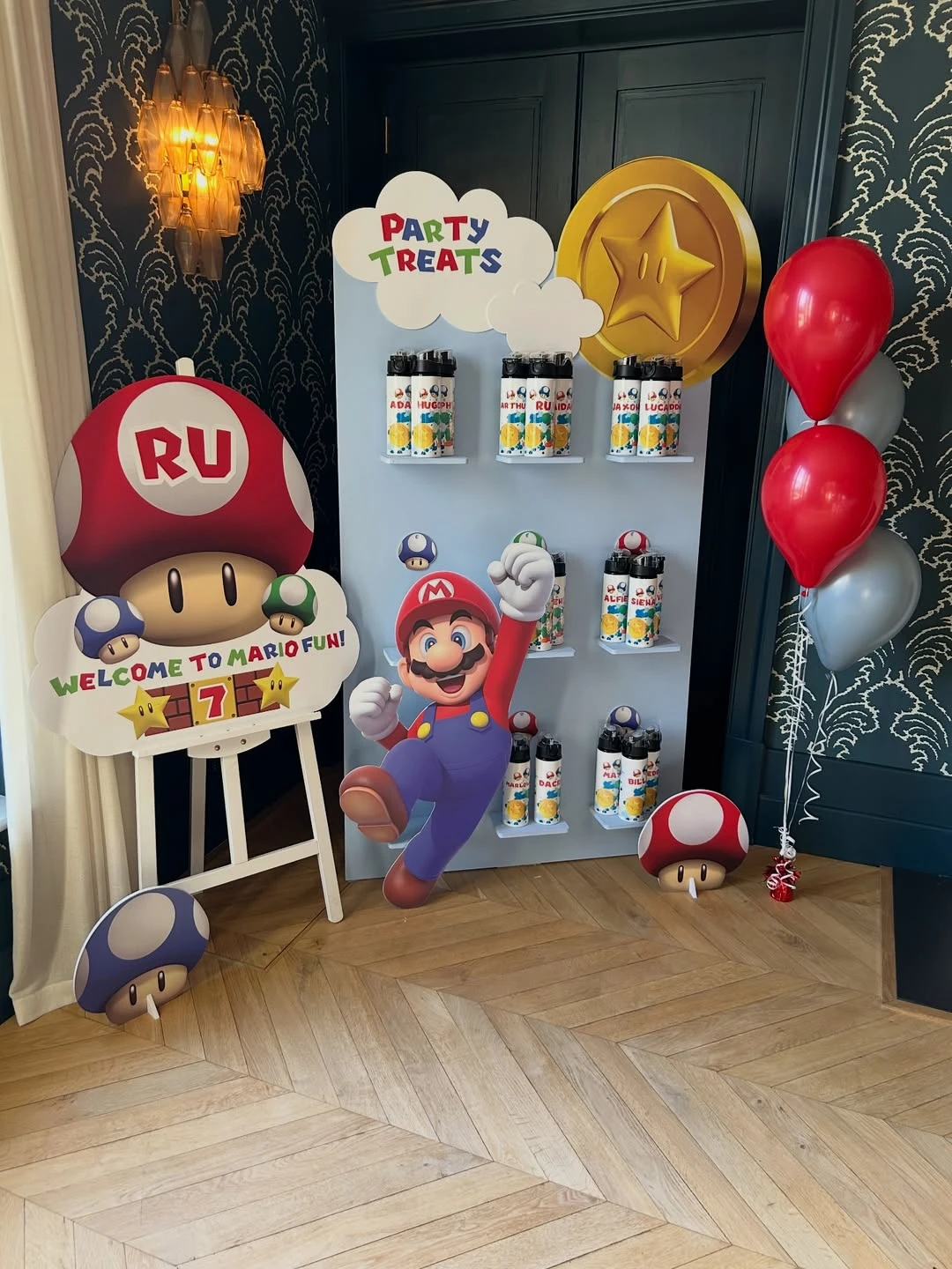 Character Welcome Zone mario birthday party ideas
