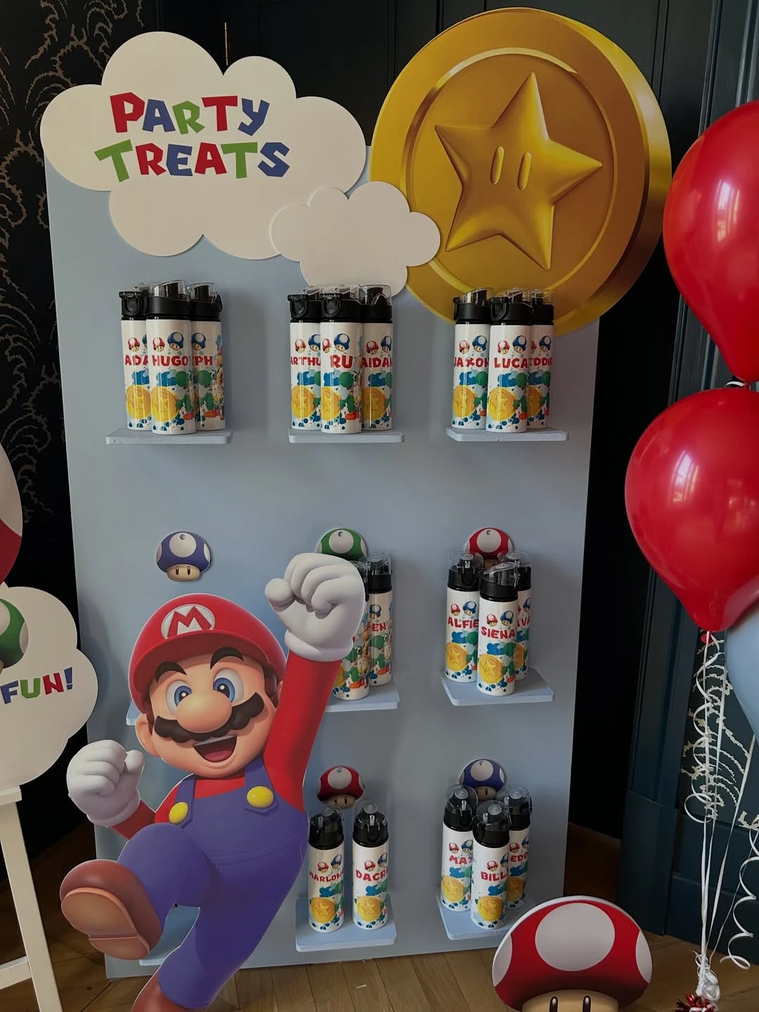 Character Welcome Zone mario birthday party ideas