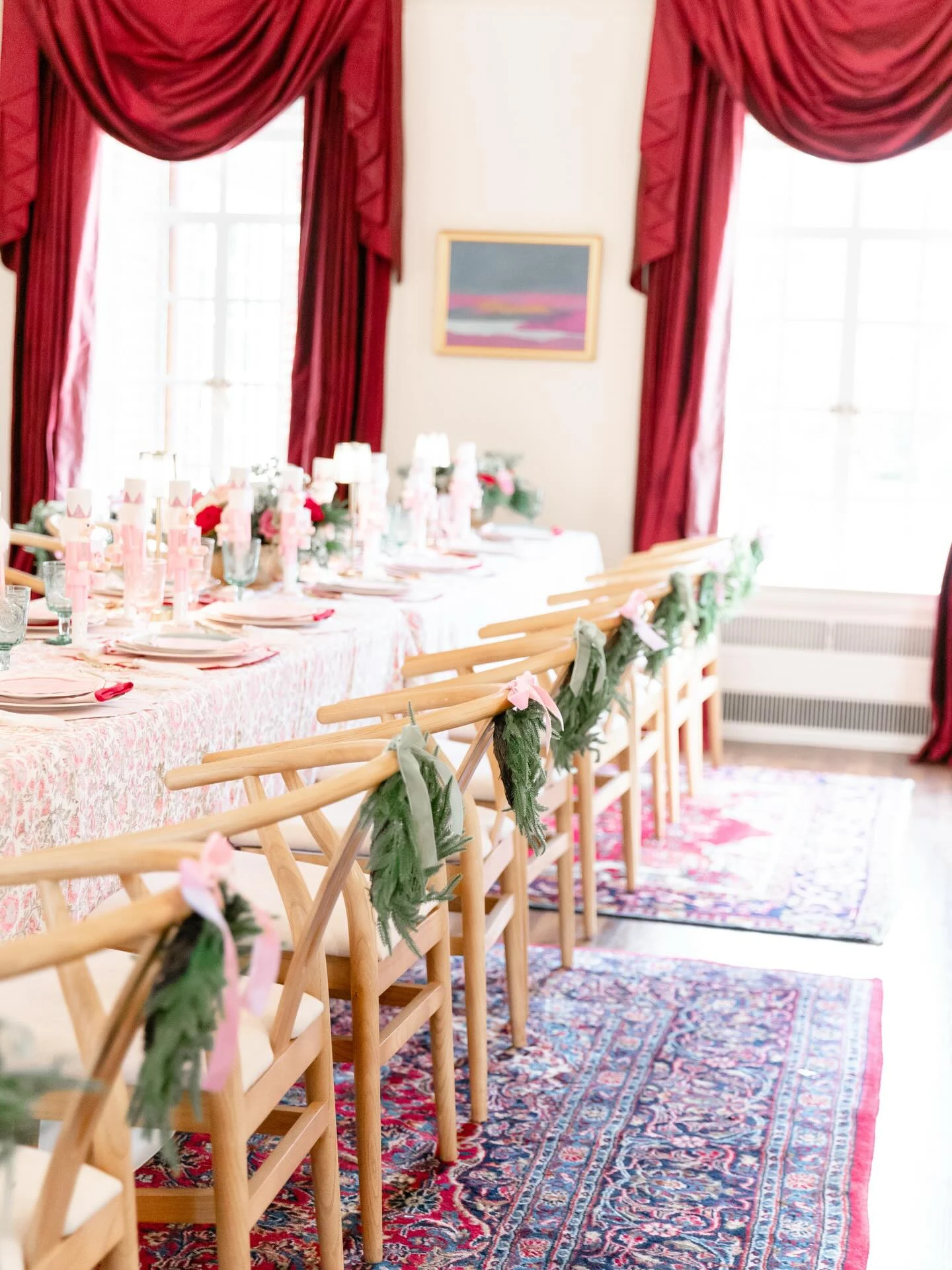 Nostalgic Nutcracker Table Settings merry little baby shower theme