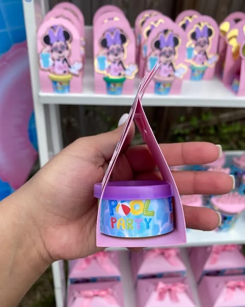 Pool Party Favor Kits minnie mouse birthday party ideas