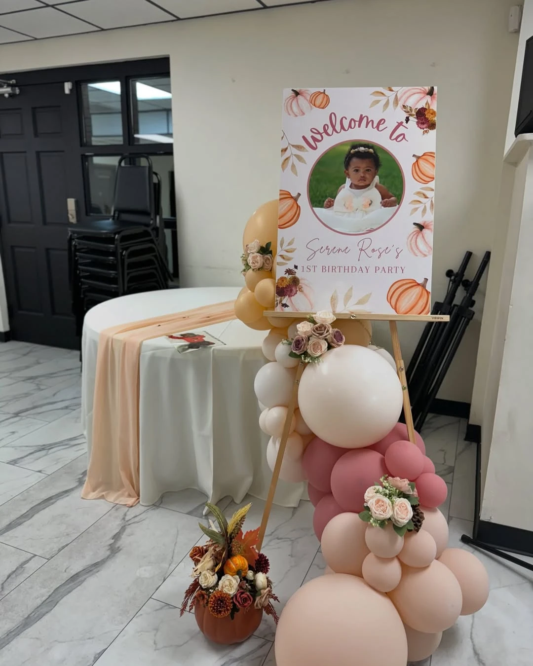 Photo-Based Entry Greeting our little pumpkin is turning one