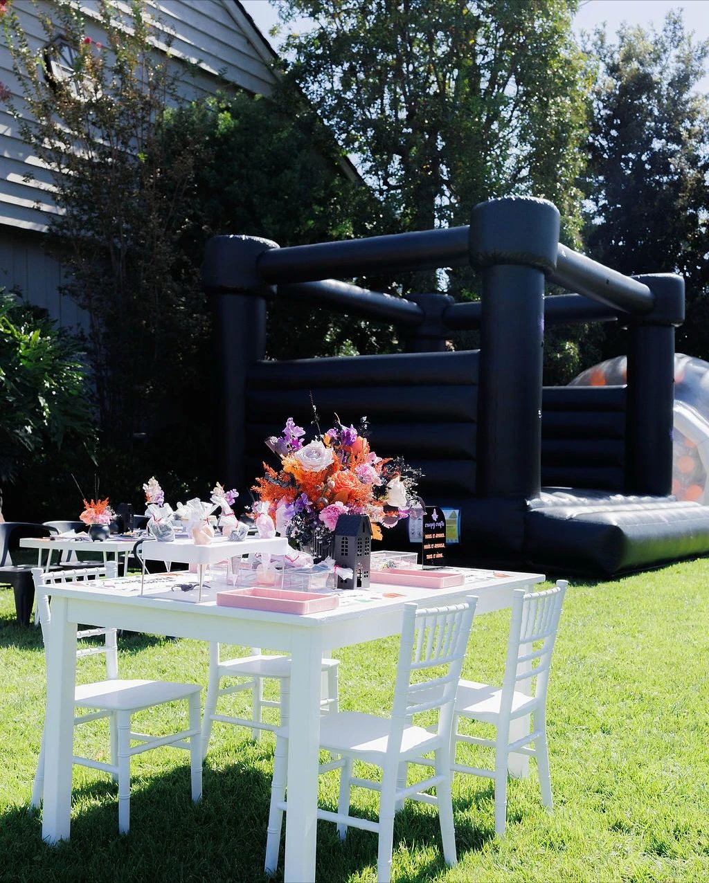 Backyard Activity and Play Zones outdoor halloween party