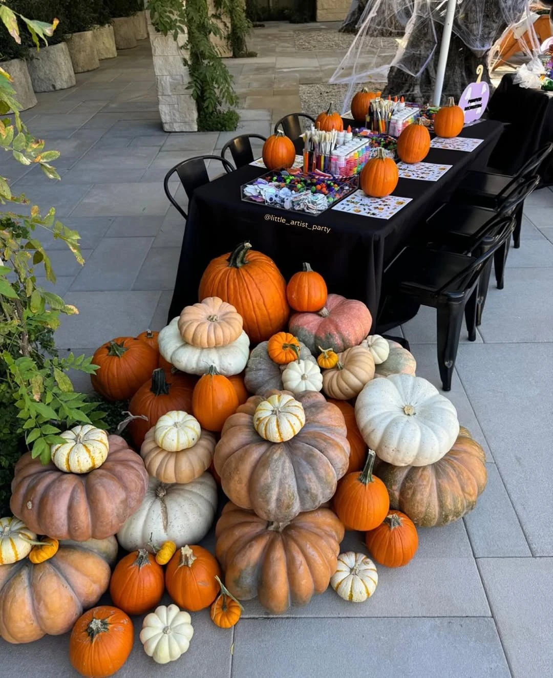Multi-Level Pumpkin Decorating Patch outdoor halloween party