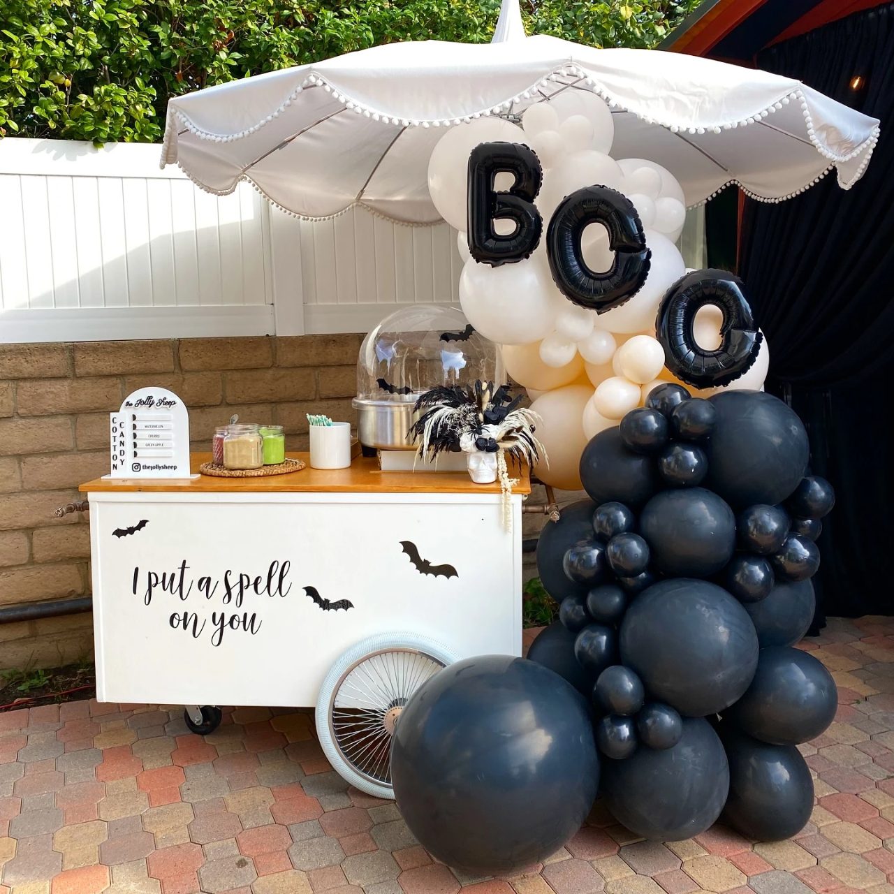 Mobile Dessert Service Station outdoor halloween party