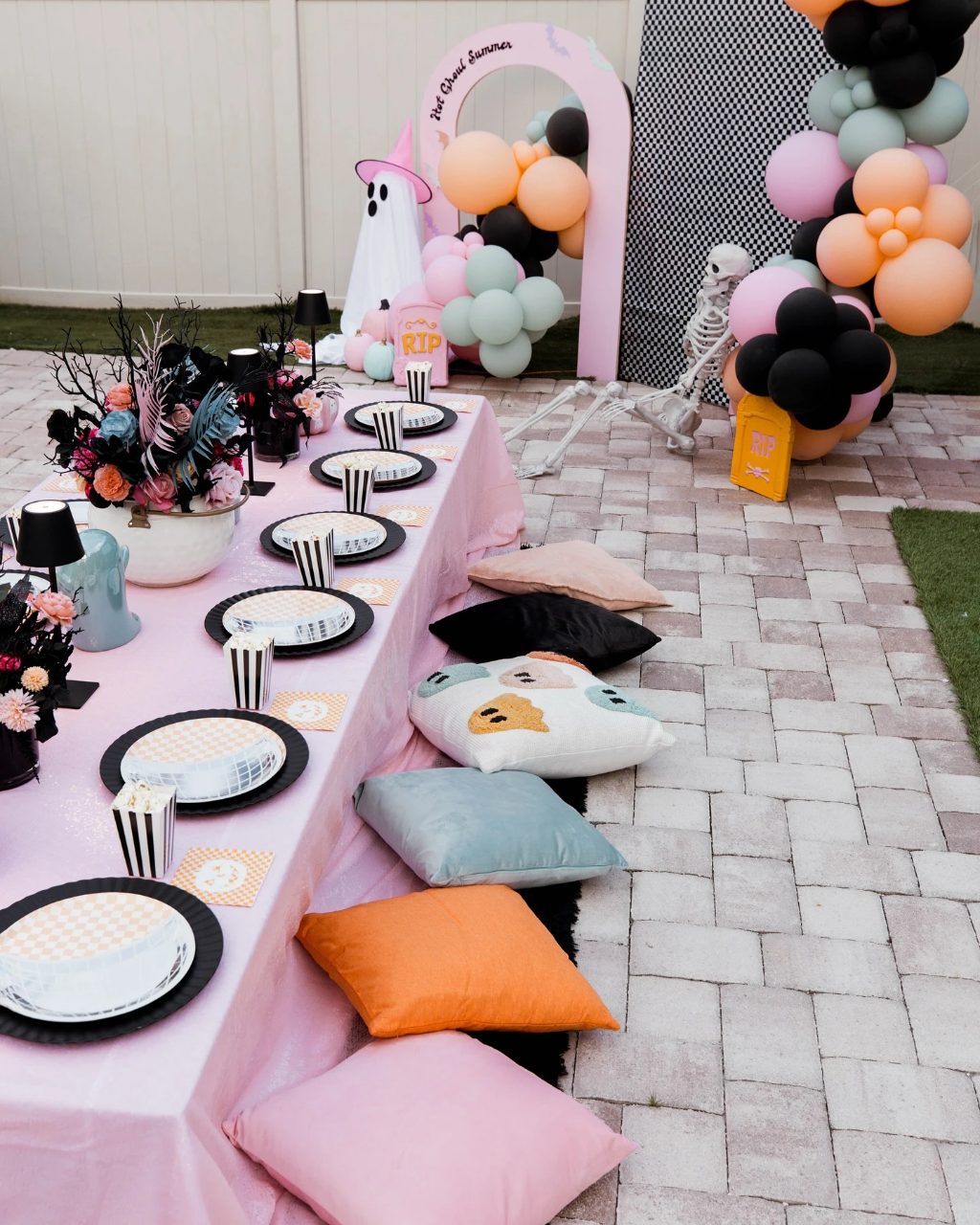 Low-Profile Patio Picnic outdoor halloween party