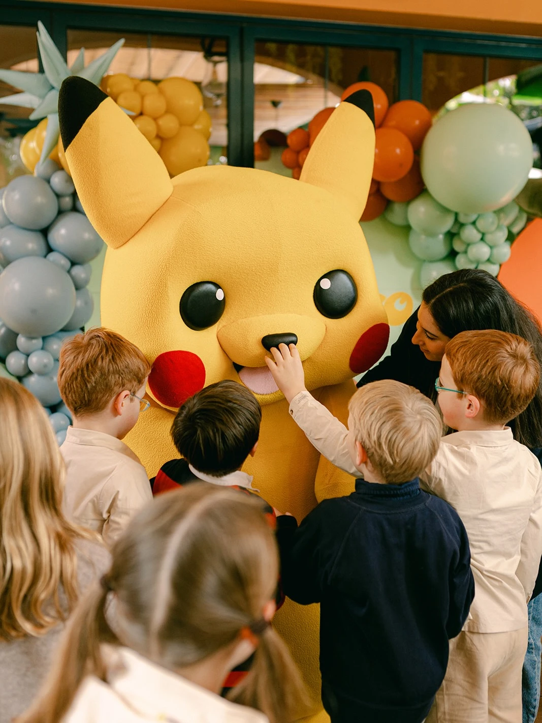 Mascot Meet and Greet Pokemon birthday party ideas