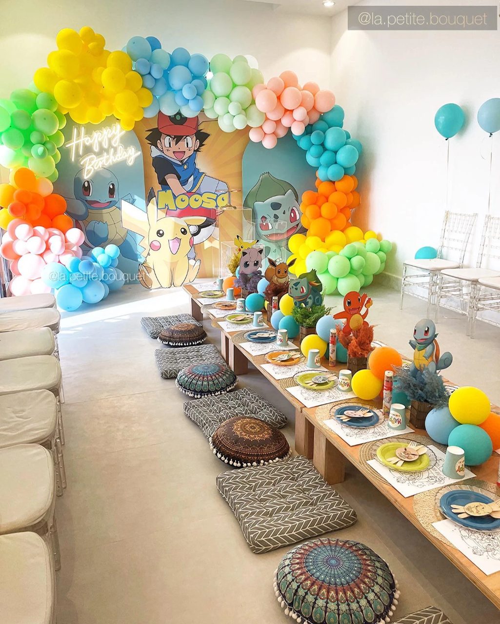 Low-Profile Trainer Dining Pokemon birthday party ideas