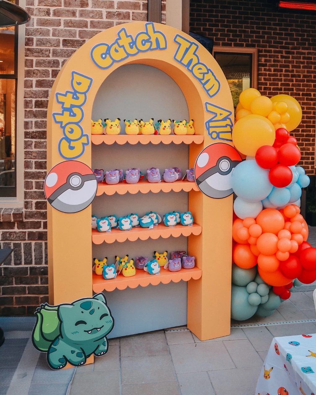 Plushie Adoption Center Pokemon birthday party ideas