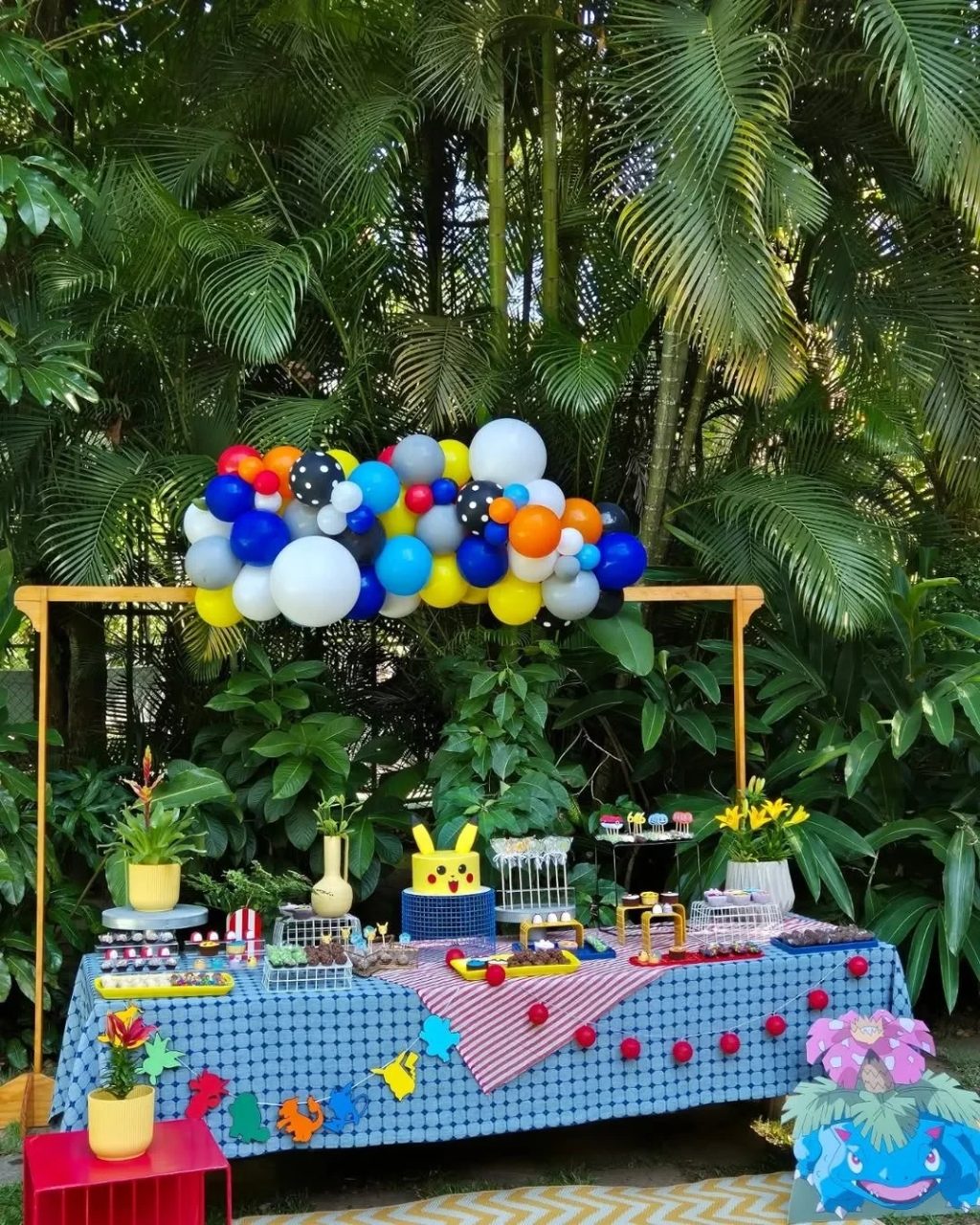 Pikachu Dessert Command Center Pokemon birthday party ideas