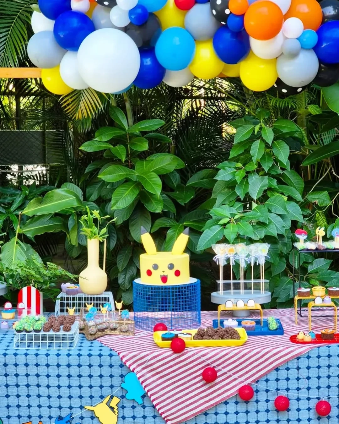 Pikachu Dessert Command Center Pokemon birthday party ideas