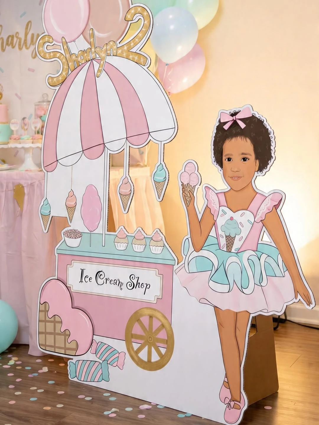Pastel Soft Play Zones princess birthday party