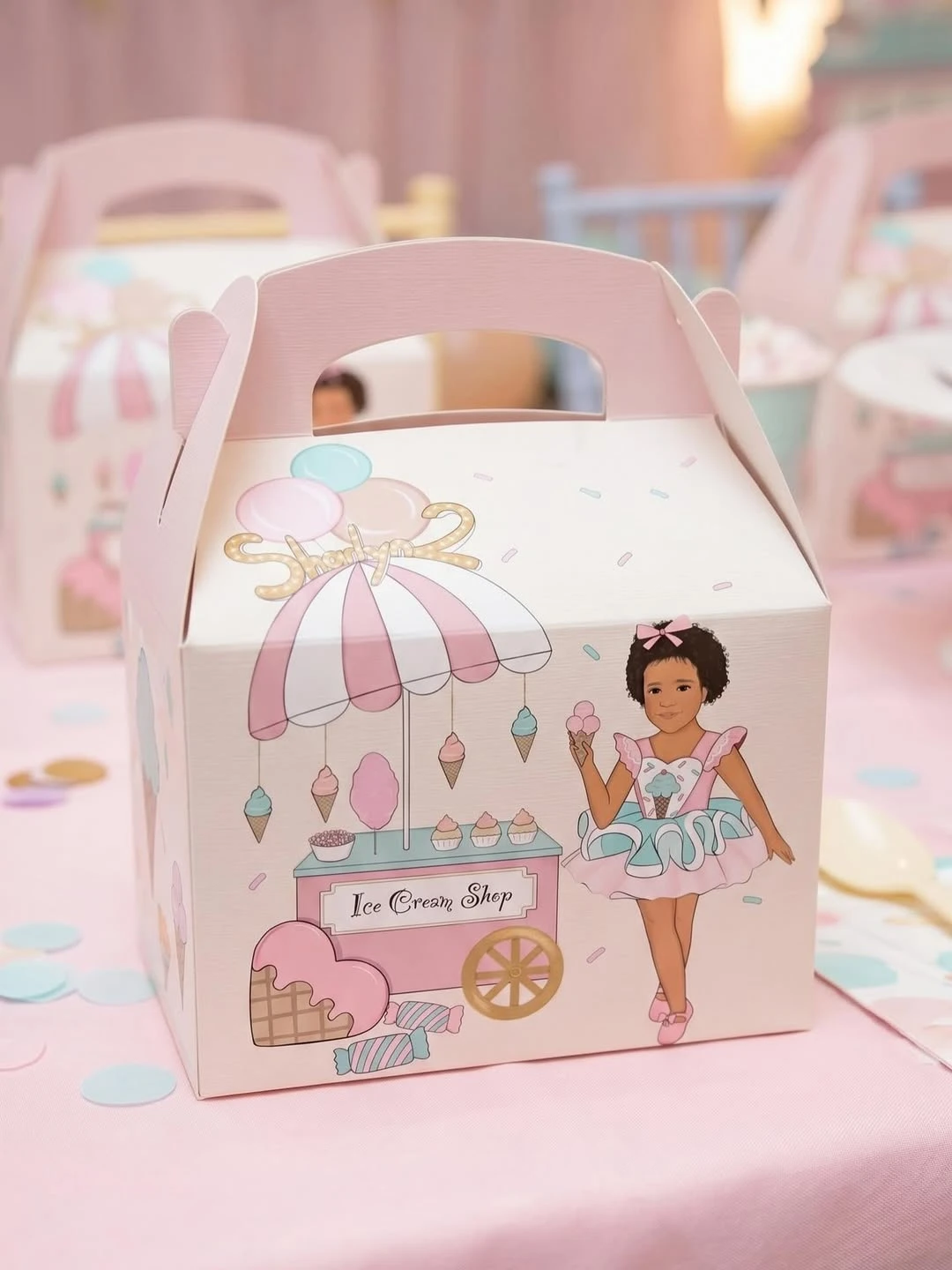 Personalized Royal Treat Boxes princess birthday party