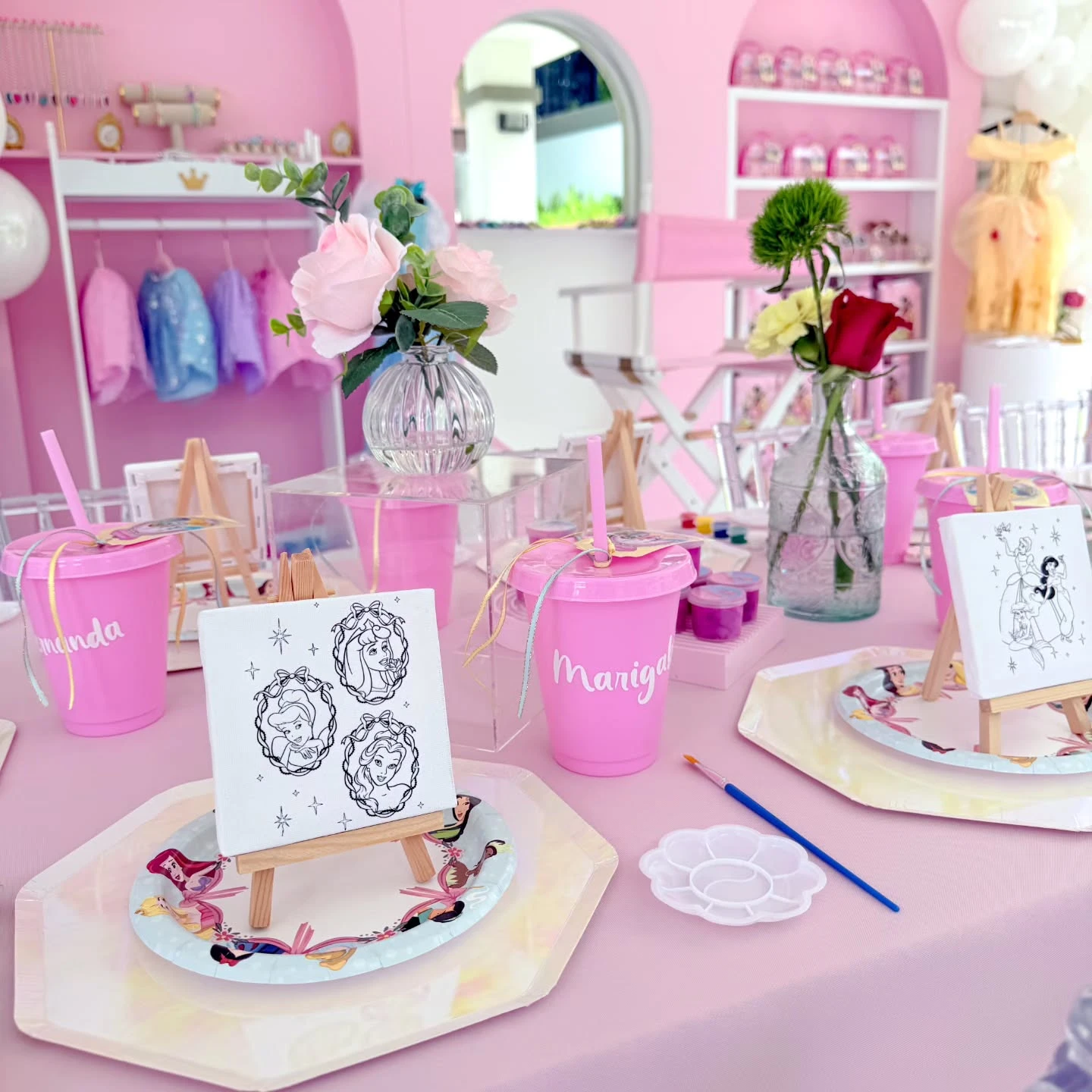 Creative Activity Tablescapes princess birthday party