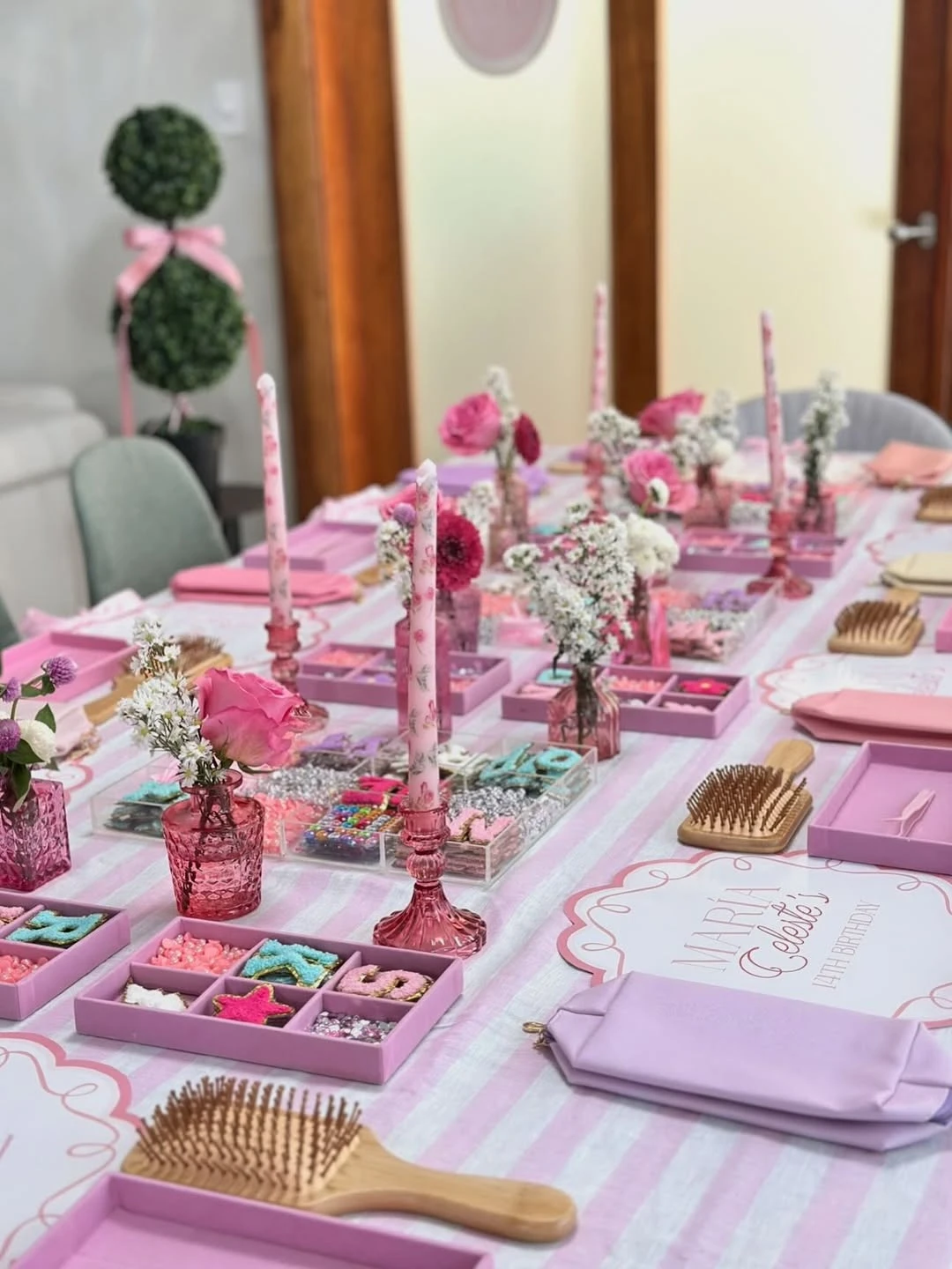 Custom Royal Accessory Stations princess birthday party