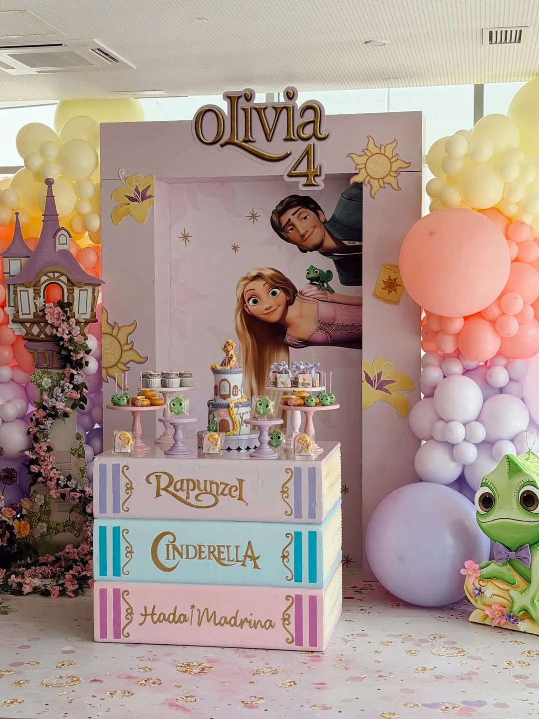 Storybook Table Foundations princess birthday party
