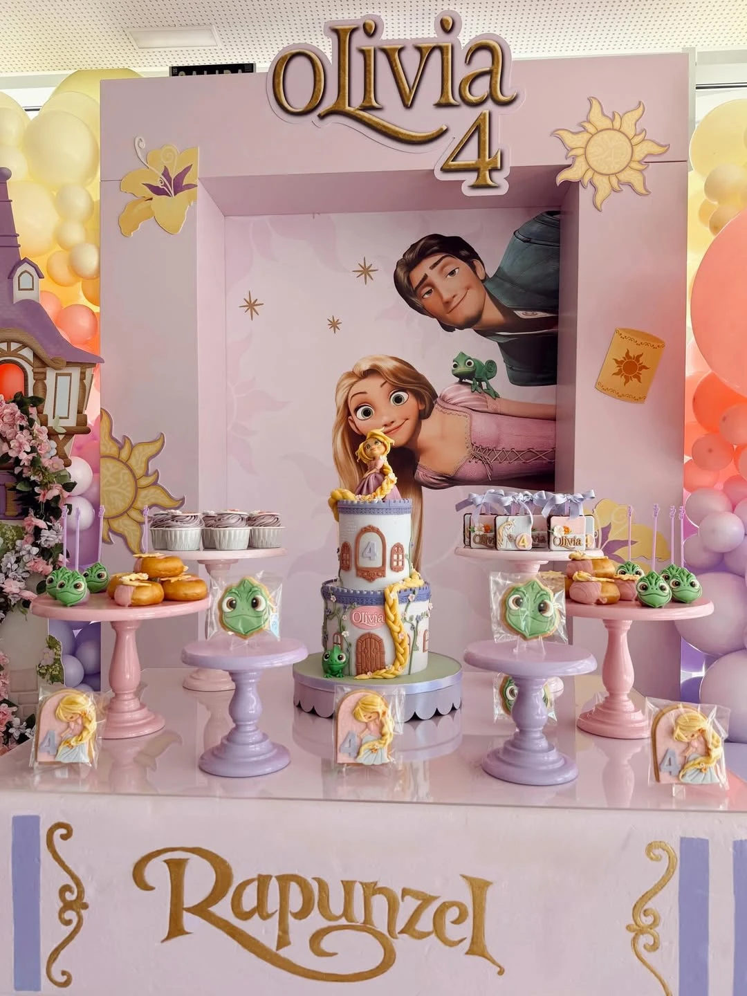 Storybook Table Foundations princess birthday party