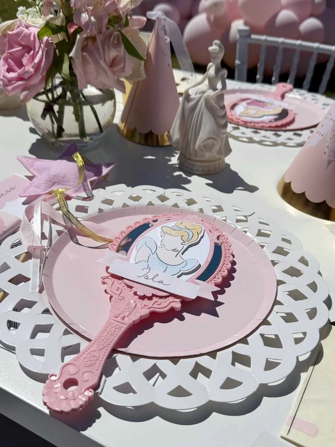 Interactive Royal Place Settings princess birthday party